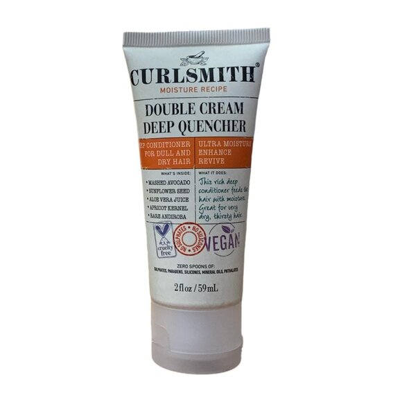 Curlsmith 2pc Curl Defining Styling Souffle & Dbl Cream Deep Quencher 2oz./59ml - Picture 3 of 4